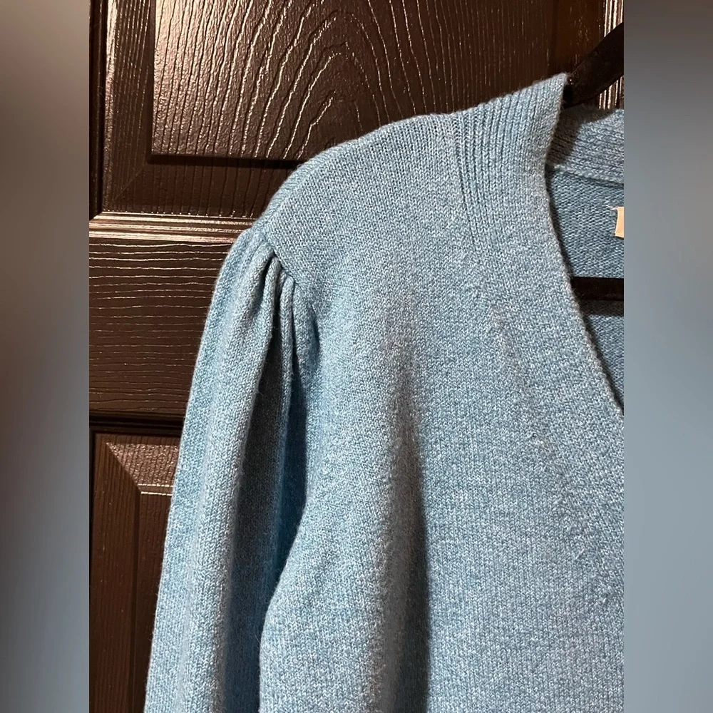 LOFT Rhinestone Button Cardigan Sweater